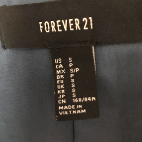 Dusty Blue velvet blazer. - Picture 3 of 3